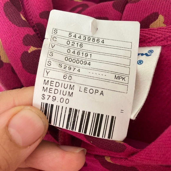 NWT CHAMPION LEOPARD HOODIE - Picture 3 of 3